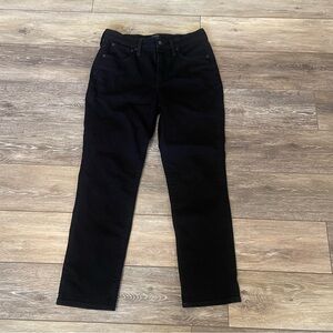 J Crew Factory Straight Classic Black Women's Jeans